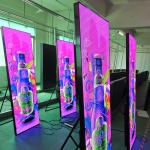 Ultra Slim Advertising P2.5 P3 Free Standing Poster Display