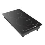 Plastic Housing Domino 12in Double Burner Induction Cooktop