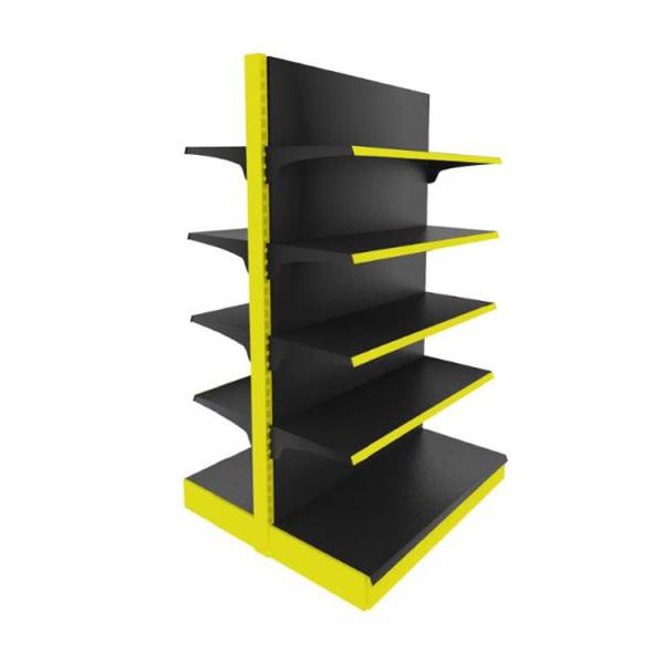 Stable Cold Rolled Steel Supermarket Display Shelving for Customized Storage