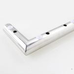 American Style Metal Sofa Legs L Shape Polish Chrome Finish 38mm Tube Dia