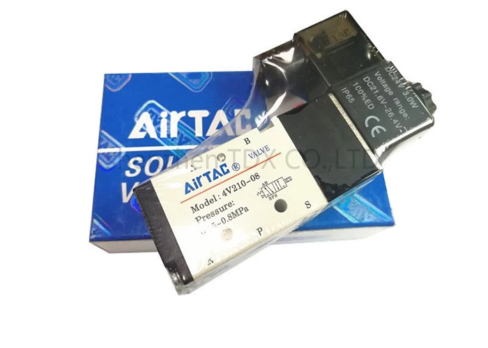 Airtac Pneumatic Solenoid Valve 4V210-08-DC24V For SMT Assembly Equipment