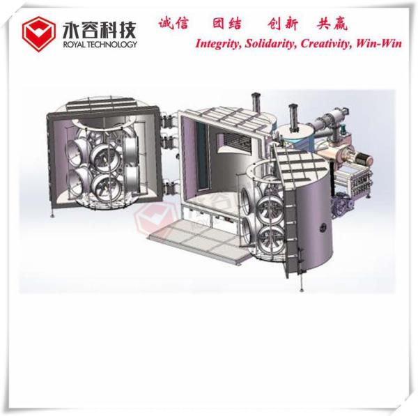 Black Chrome Magnetron Sputtering Equipment Car Wheel Hard Chrome Plating