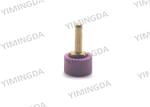 Pink Color Grinding Stone Wheel SGS Standard For Auto Cutter Textile Machine