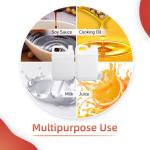 1600ml 2000ml 4300ml 5000ml 6000ml Food Grade Plastic Pe Water Bottle Empty Milk