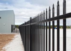 Wholesale Garrison fence pressed spear fencing, spear top metal fence, spear top fences, spear top ornamental fence, from china suppliers