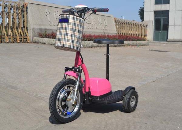 Hand Brake 350w Electric Moped Bike 25 Km/H With Permanent Magnet Brushed DC