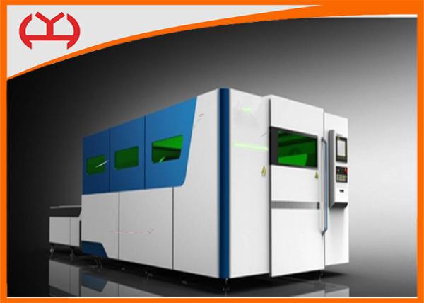 Metal 2000w Fiber CNC Laser , CNC Laser Cutter For Wood With Canopy Auto