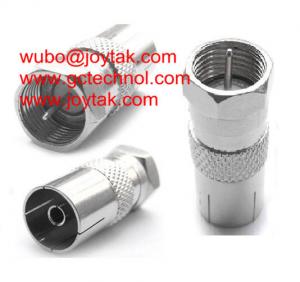 Wholesale Coaxial Adapter Coaxial Adaptor PAL Female To F Male TV Cable Adapter Connector / FM.PALF from china suppliers