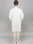White Color SMS Isolation Gown Dustproof Excellent Abrasion Resistance