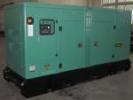 DC 24V Electric Start 300KW Diesel Generator Steel Base - Frame Against
