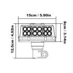 DIN Stem Base Type Signal Beacon OEM Safety Strobe Light Waterproof