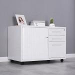 WT Lock 0.3CBM Metal Mobile Pedestal 3 Drawers