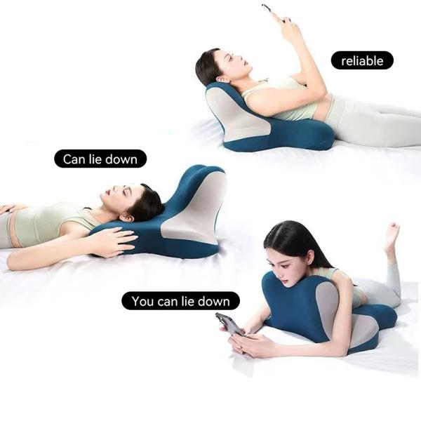 Jellyfish Anti Allergy Memory Foam Pillow Ergonomic For Support Neck / Lumbar Area