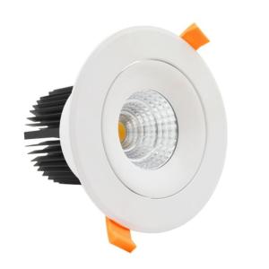 Wholesale cree cob 7w 9w 12w 15w 18w led lighting ac100-240v recessed led adjustable downlight from china suppliers