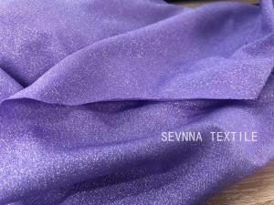 Wholesale Purple Recycled Swimwear Fabric Sparkling Bling Oeko Tex Standard 100 from china suppliers