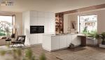 Philippines Apartment Kitchen Modern Style Solid Wood Melamine Kitchen Island