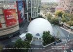 Self - Cleaning Dia 6m Geodesic Dome Tents With Interior Decoration