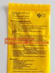 6x9 Lab k specimen kangaroo bag biohazard medical reclosable plastic bag,