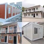 Detachable House 20ft Quick Container House Made Of Steel Sandwich Panel