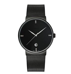 Wholesale Customized fashion wrist watch with S/S mesh band ,men's wrist watch ,OEM Ladies Wrist watch with Date from china suppliers