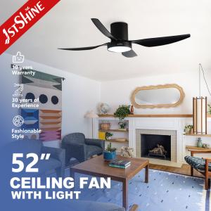 Wholesale LED Lighting Type Smart Ceiling Fan With Light Dc Motor Energy Saving Dimmable Metal and Plastic Blades from china suppliers