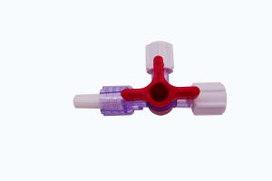 Wholesale 3 Way Tube Red Check Valve Connector Stopcock With Luer Lock from china suppliers