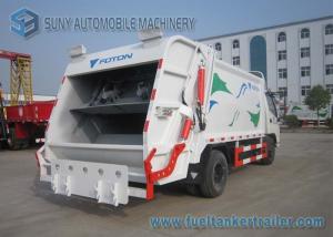 China Foton Dual Axle 4X2 Comperssed Garbage Trucks 5m3-8m3 95 Km/h on sale