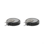 1.5 5.5V Vertical Gold Coin Super Capacitor For UPS Syestem