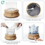 80ML Glass Ultrasonic Essential Oil Diffuser▕ DN-836