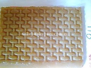 Wholesale Durable Natural crepe boot sole / Shoe Sole Rubber Sheet reed mat pattern from china suppliers