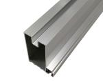 Polished 6063 T5 6m Side Frame Wardrobe Aluminium Profile