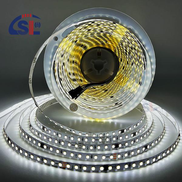 Residential LED Light Strip DC12V 24V SMD2835 Electroplate PCB 120Ds 8mm Ra 80