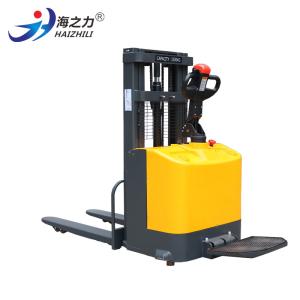 Wholesale Well Operated Electric Pallet Stacker Battery Powered With Reliable Braking System from china suppliers