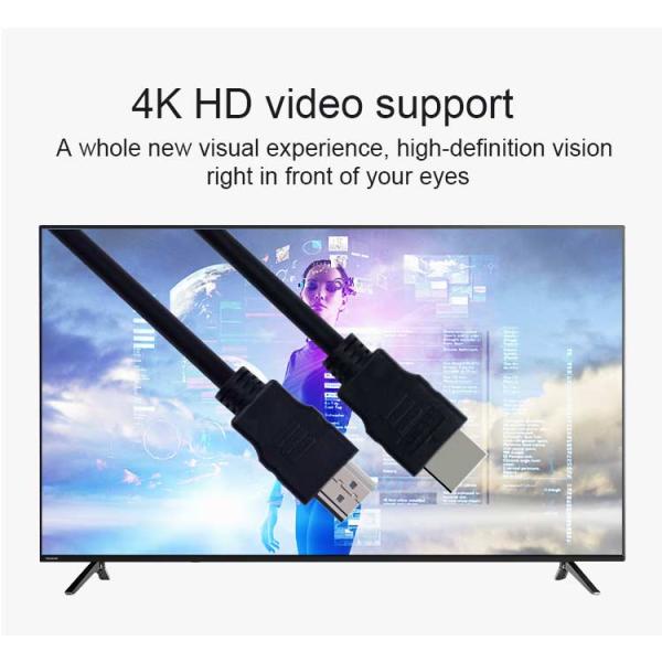 High Performance Etherne 4k HDMI Cable 1m 1.5m 3m Anti Interference