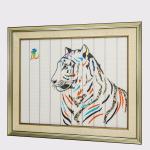 Snag Free Tiger Chinese Zodiac Art , Durable Diy Paintings For Home Decor