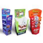 FSDU Corrugated cardboard paper dumpbin unit display stand box