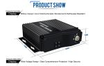 Mdvr Camera Set 4G GPS WiFi For Car Vehicle CCTV Car reversing aid
