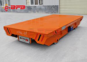 China Warehouse Track Self Loading Motorized Transfer Trolley on sale