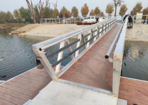 Wholesale Good Stability Aluminum Alloy Gangway Ramps With 15-20 Years Lifespan Marina Dock Floating Yacht Ship Boat Pontoon Use from china suppliers