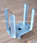 Q235 Steel Plate Concrete Forming Accessories Four Way Forkhead Box For Holding