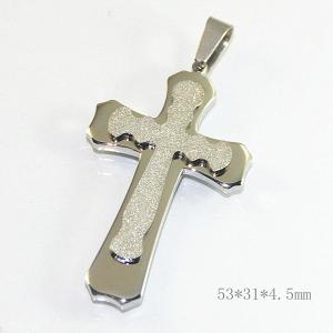 Wholesale Fashion Top Trendy Stainless Steel Cross Necklace Pendant LPC481 from china suppliers