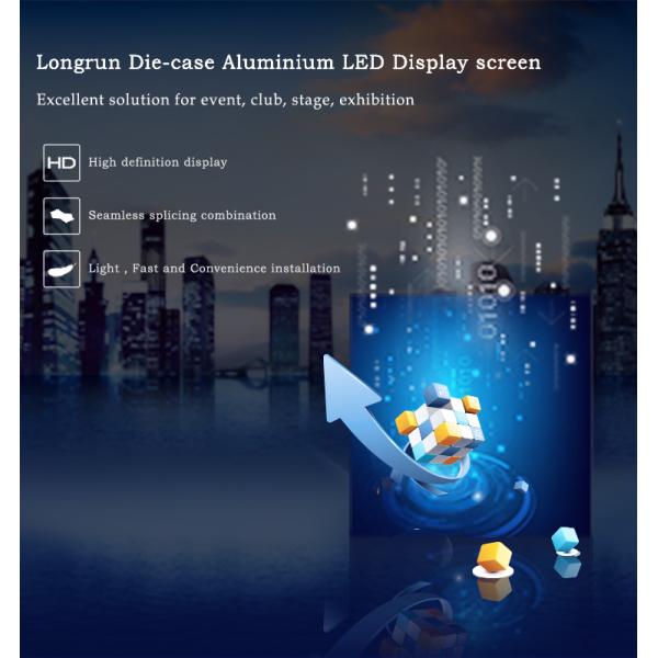 1RGB Led Stage Backdrop Screen , P3.91 Stage Rental LED Display High Gray Scale