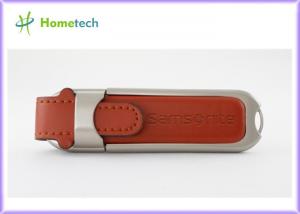 Wholesale Anniversary Gift 128MB - 64GB Leather USB Flash Disk 2.0 Storage Device from china suppliers