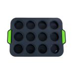 Non Stick 12 Cavity Silicone Cake Mold 31*20.5*2.5cm