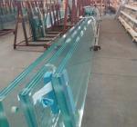 Various Panel Sizes Laminated Safety Glass with Tempered Panels and White Film