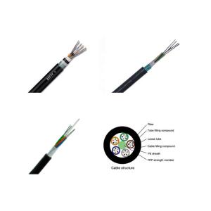 Wholesale GYTA53 Outdoor Optical Fiber Cable 12 Core With PE Sheath APL Steel Wire from china suppliers