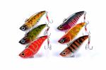 Far Throwing Fishing Lures Baits Plastic 5.8cm 13.5g Black Full Swimming Layer