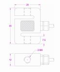 M8 threaded Miniature Tension Compression Load Cell 200kg 100kg 50kg 20kg 10kg