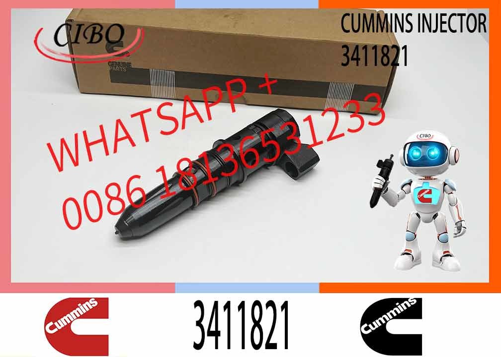 3411821 OE Quality Brand New Diesel Common Rail Fuel Injector Assembly 3411821 For C-ummins M11 Engine