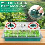 Rectangular Nursery Plant Container Built-in Drainage Holes Best Seed Germinatio